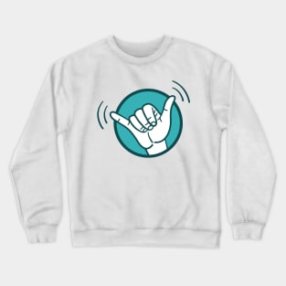 Shaka Hand Badge Crewneck Sweatshirt